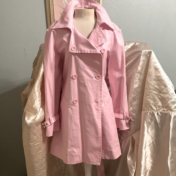 Jackets & Blazers - J Percy Barbie pink trenchcoat
